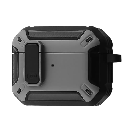 Чохол for AirPods Pro 2 Defender CASE (з карабіном) Gray/Black